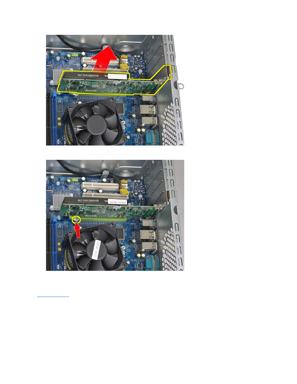 Replacing an expansion card | Dell Precision T1500 (Late 2009) User Manual | Page 45 / 48