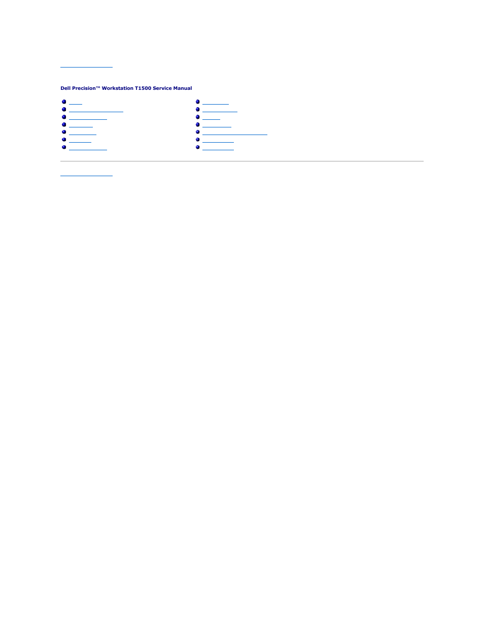 Removing and replacing parts | Dell Precision T1500 (Late 2009) User Manual | Page 8 / 48