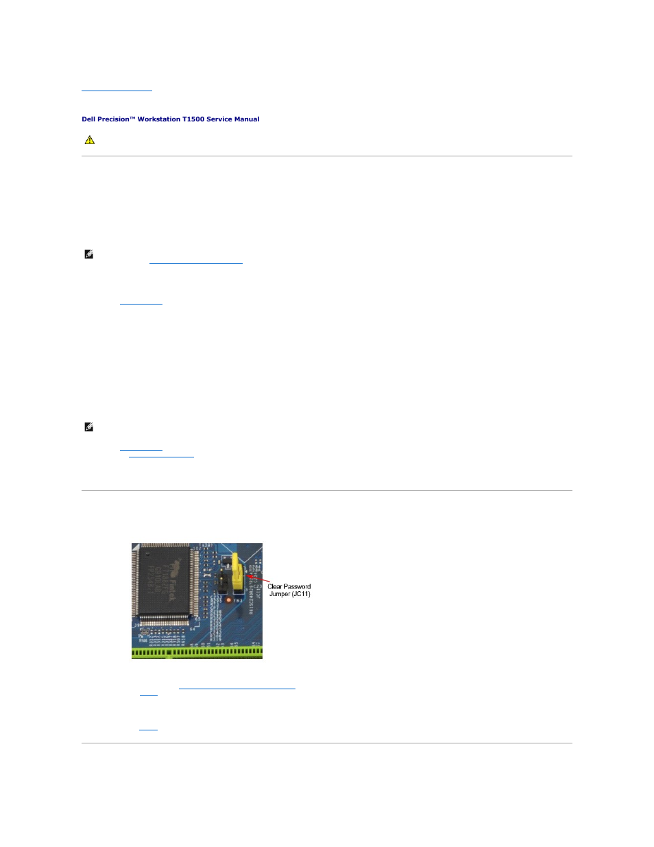 Passwords, Supervisor password, User password | Clearing forgotten passwords, Assigning a supervisor password, Assigning a user password | Dell Precision T1500 (Late 2009) User Manual | Page 9 / 48