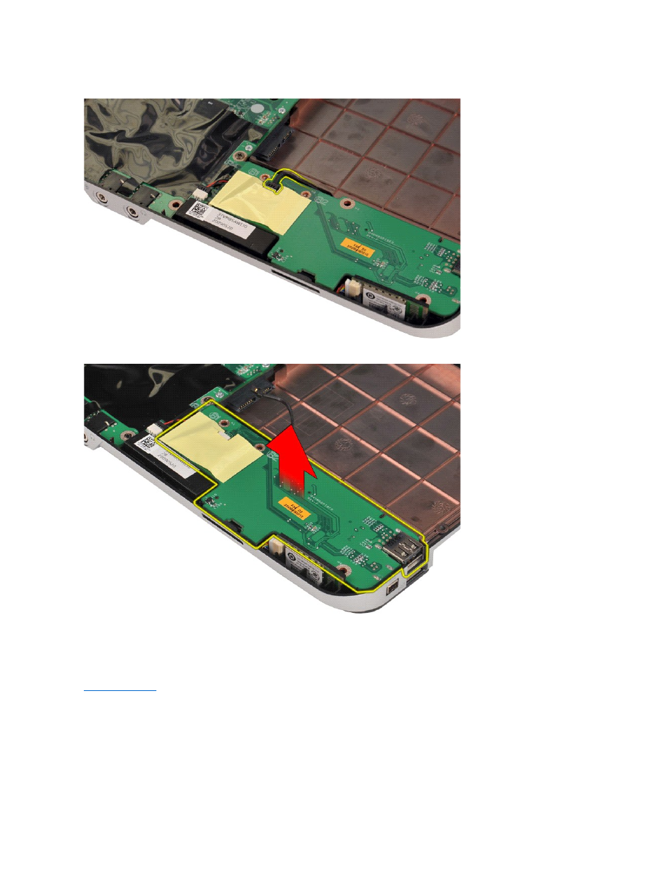 Replacing the i/o board | Dell Vostro 1014 (Mid 2009) User Manual | Page 26 / 76