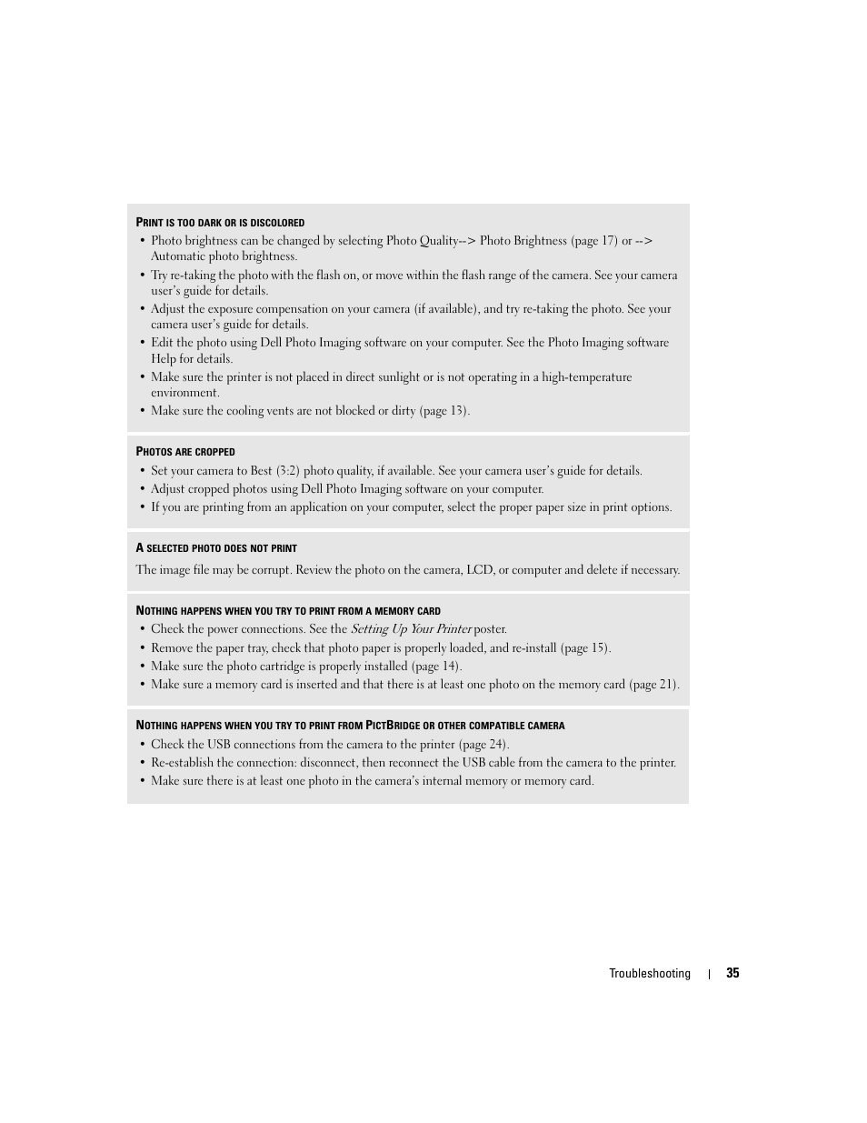 Dell 540 Photo Printer User Manual | Page 35 / 76