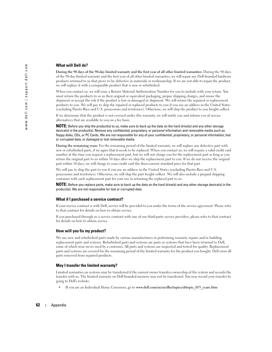 Dell 540 Photo Printer User Manual | Page 62 / 76