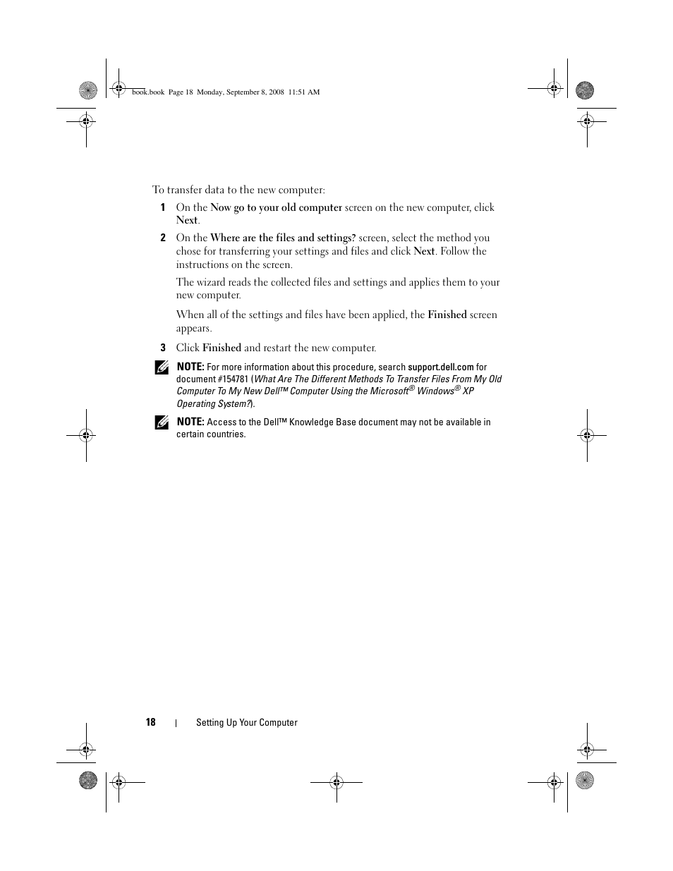 Dell Precision M6400 (Late 2008) User Manual | Page 18 / 54