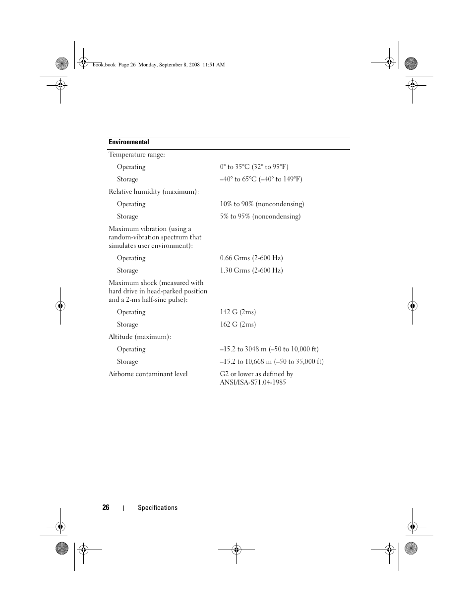 Dell Precision M6400 (Late 2008) User Manual | Page 26 / 54