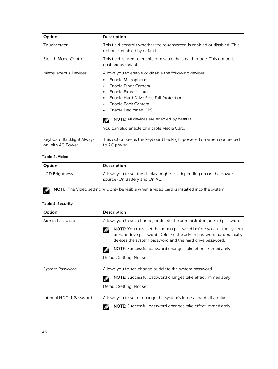 Dell Latitude 12 Rugged Extreme (7204, Early 2014) User Manual | Page 46 / 58