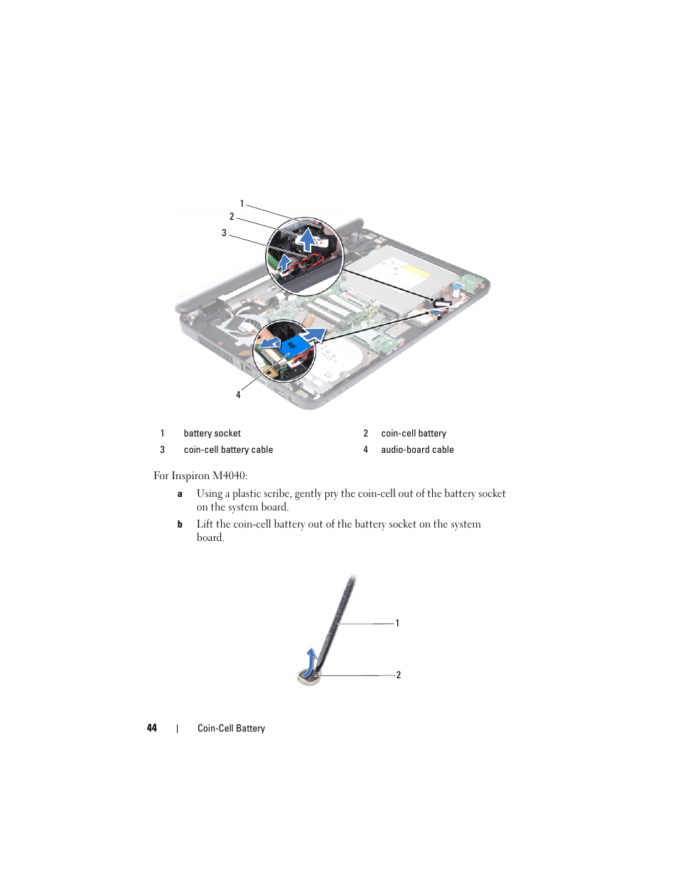 Dell Inspiron 14 (M4040, Mid 2011) User Manual | Page 44 / 78