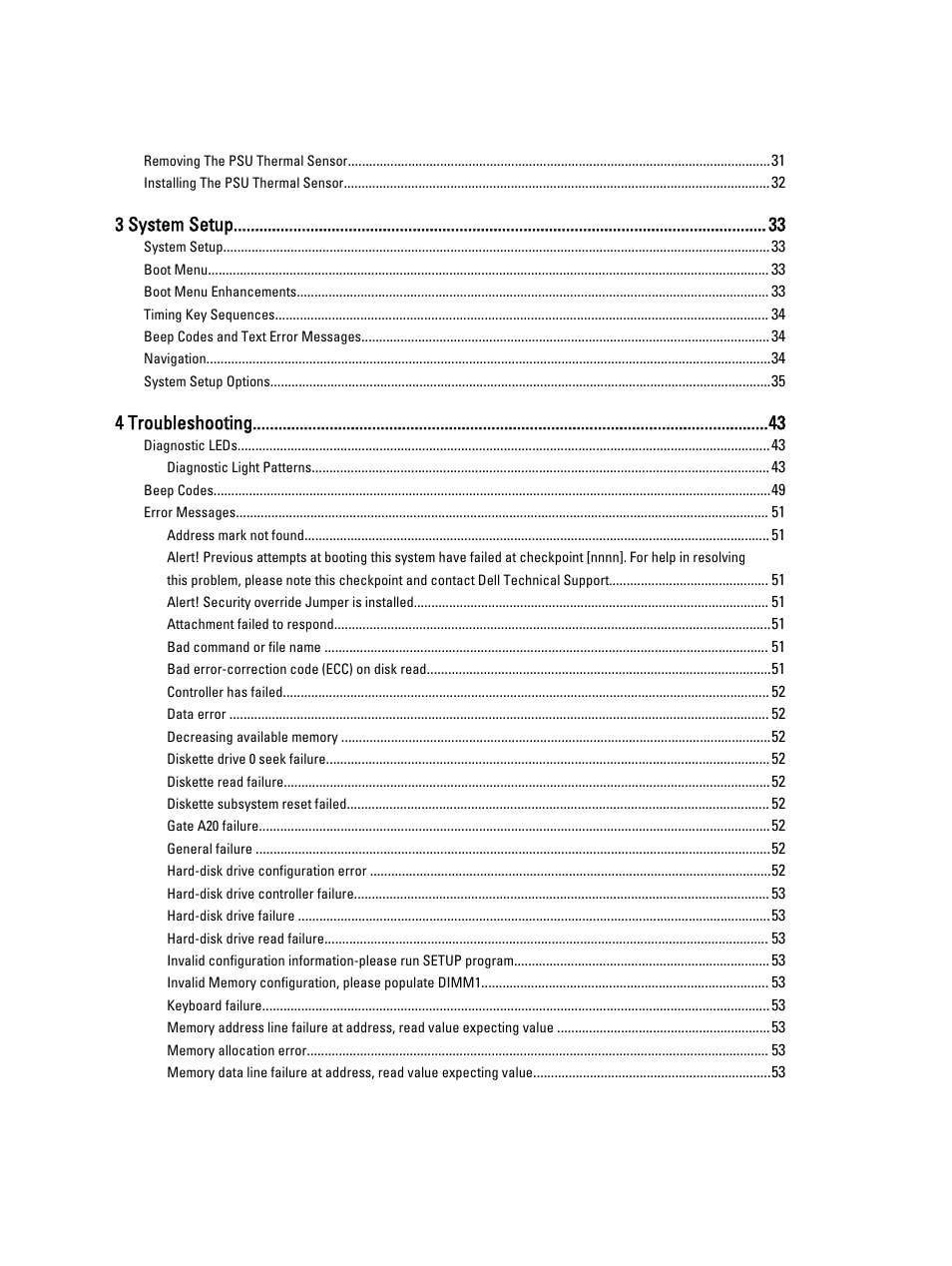 3 system setup, 4 troubleshooting | Dell OptiPlex 3010 (Mid 2012) User Manual | Page 4 / 63