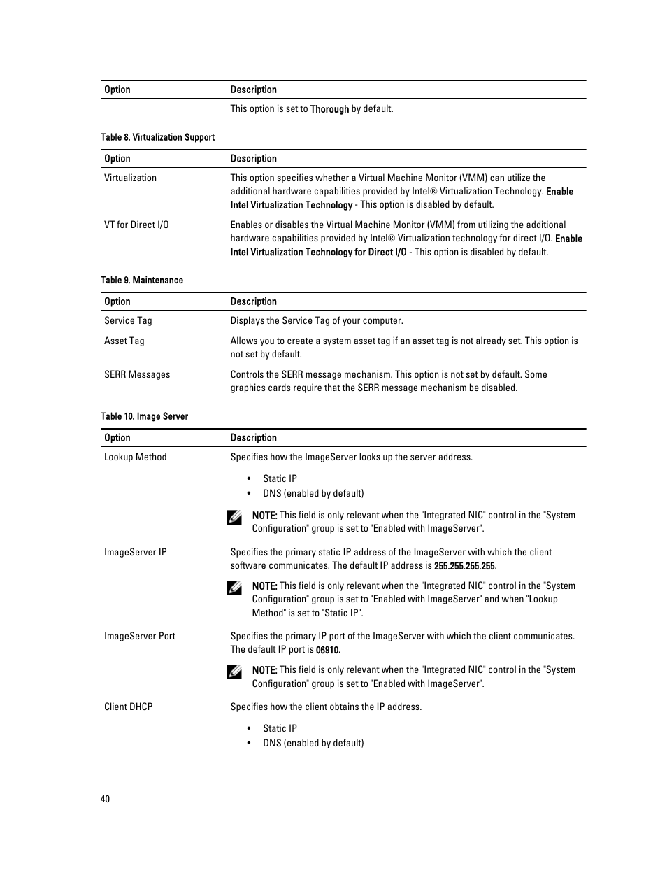 Dell OptiPlex 3010 (Mid 2012) User Manual | Page 40 / 63
