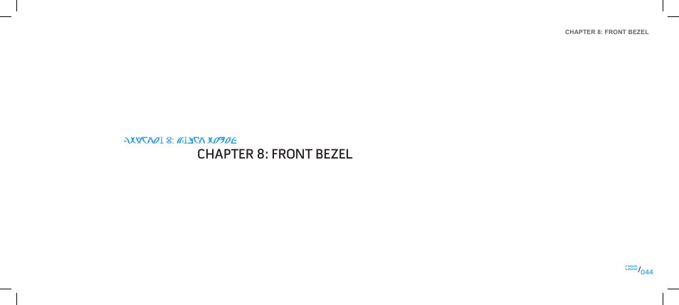 Chapter 8: front bezel | Dell Alienware Area 51 (Late 2009) User Manual | Page 44 / 103
