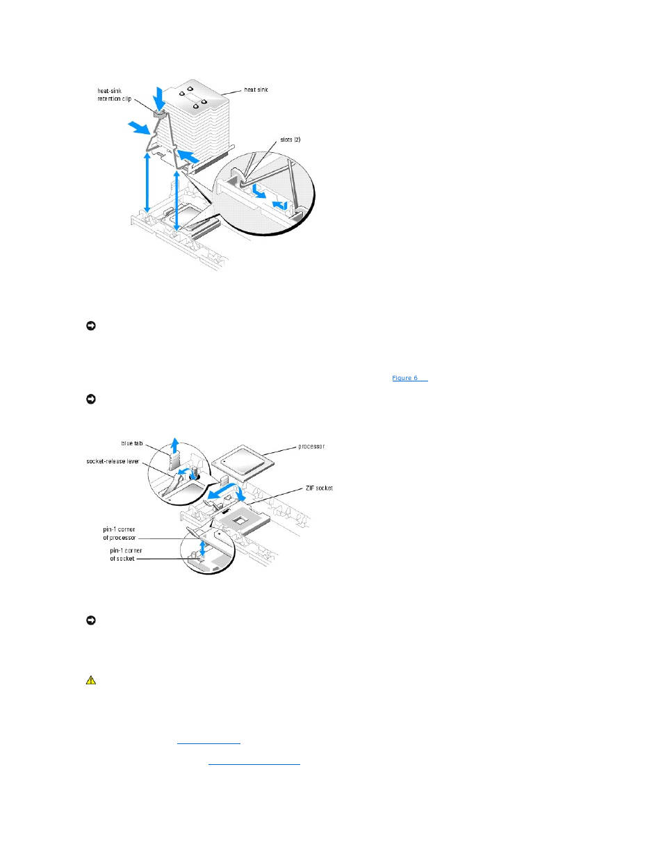 Installing a processor | Dell PowerEdge 6850 User Manual | Page 71 / 94