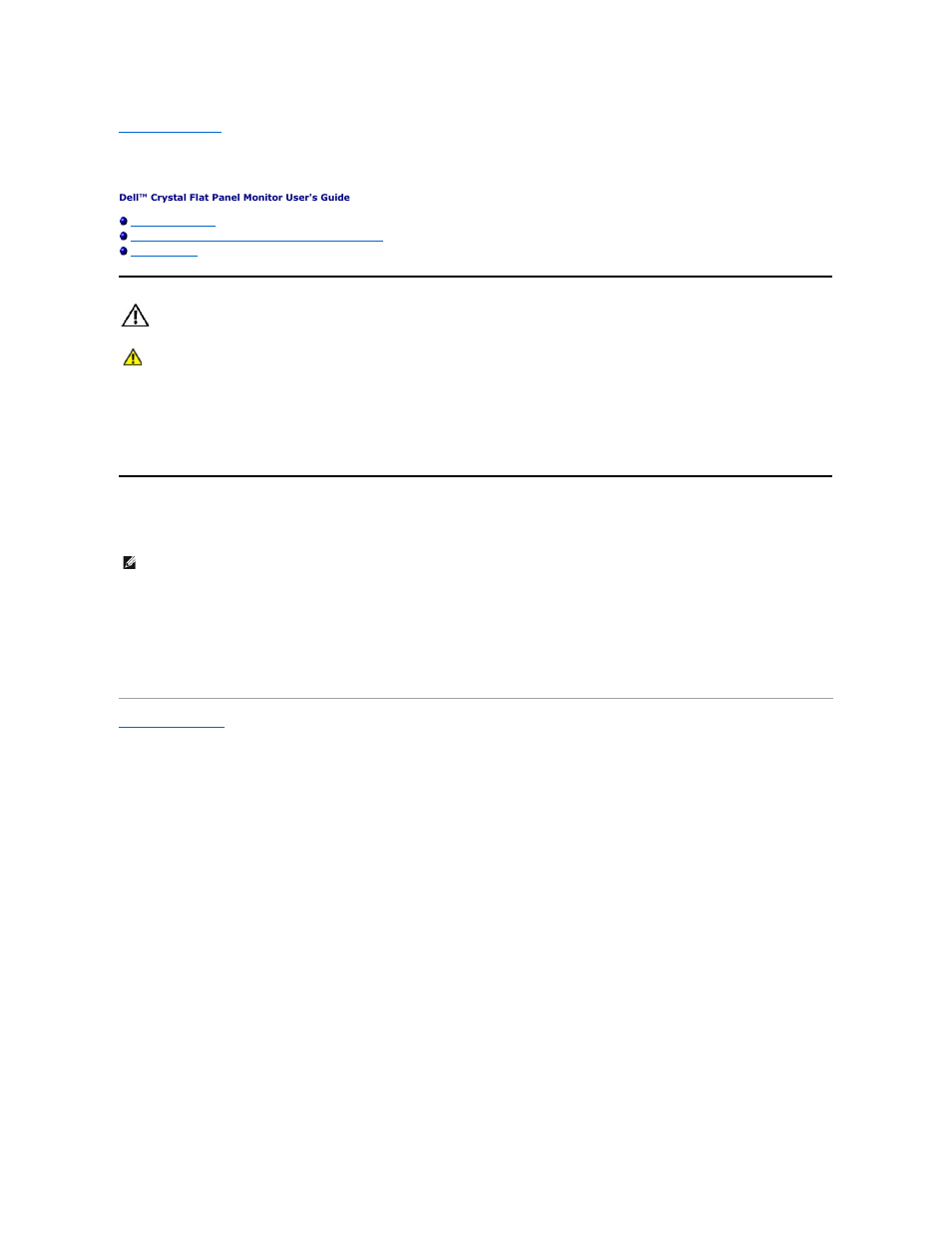 Appendix, Caution: safety instructions, Contacting dell | Dell Crystal Monitor User Manual | Page 10 / 27