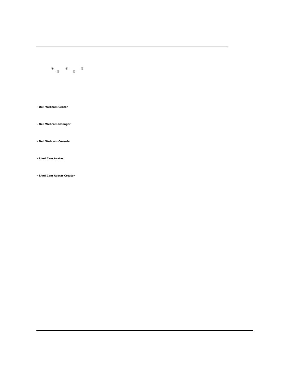 System requirements, Webcam software suite | Dell Crystal Monitor User Manual | Page 8 / 27