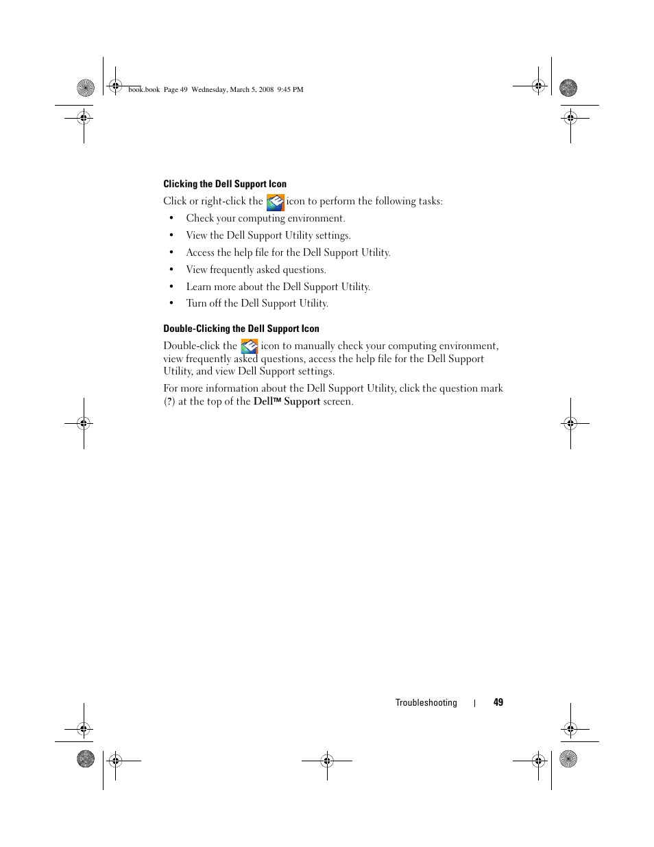 Dell Vostro 410 (Late 2008) User Manual | Page 49 / 76