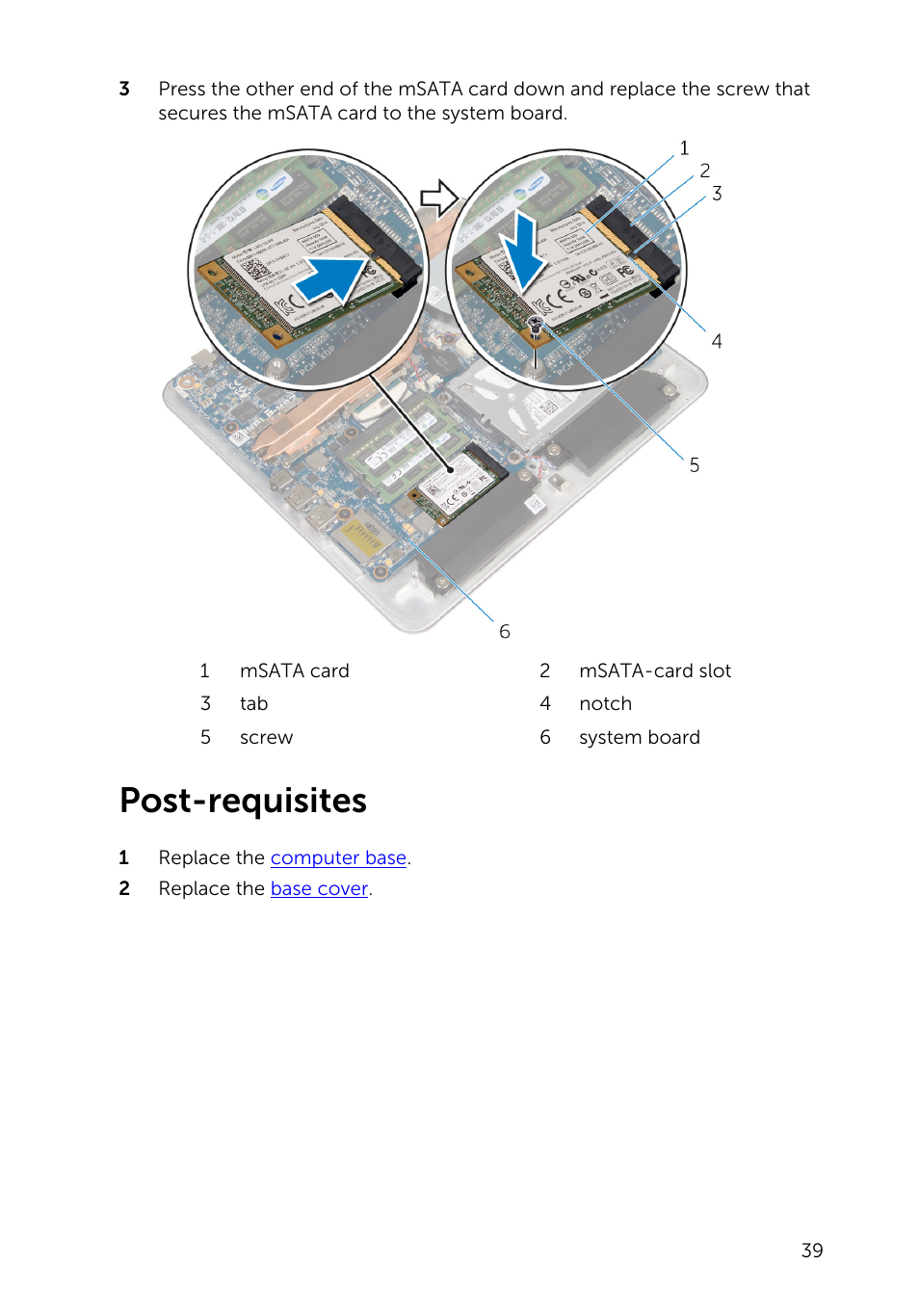 Post-requisites | Dell Inspiron 23 (2350, Mid 2013) User Manual | Page 39 / 106