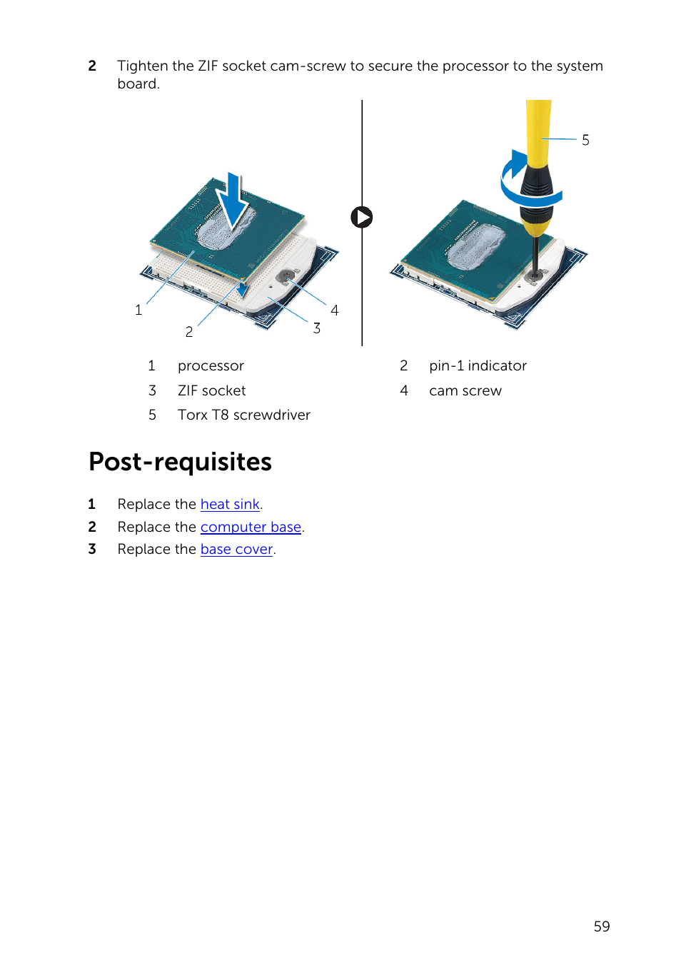 Post-requisites | Dell Inspiron 23 (2350, Mid 2013) User Manual | Page 59 / 106