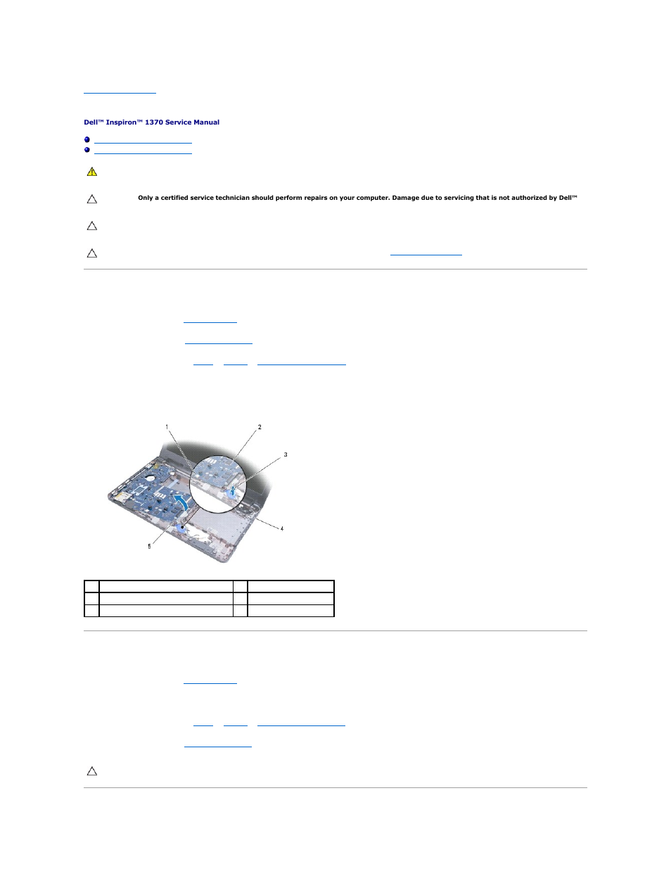 Coin-cell battery, Removing the coin-cell battery, Replacing the coin-cell battery | Dell Inspiron 13 (1370, Late 2009) User Manual | Page 11 / 51