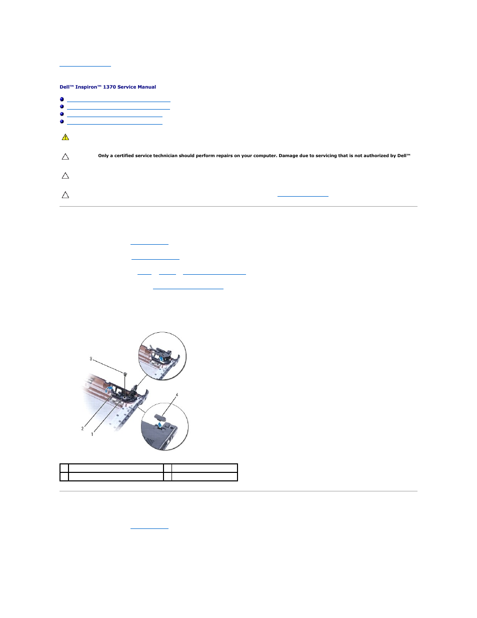 Battery latch assemblies, Removing the battery release latch assembly, Replacing the battery release latch assembly | Dell Inspiron 13 (1370, Late 2009) User Manual | Page 28 / 51