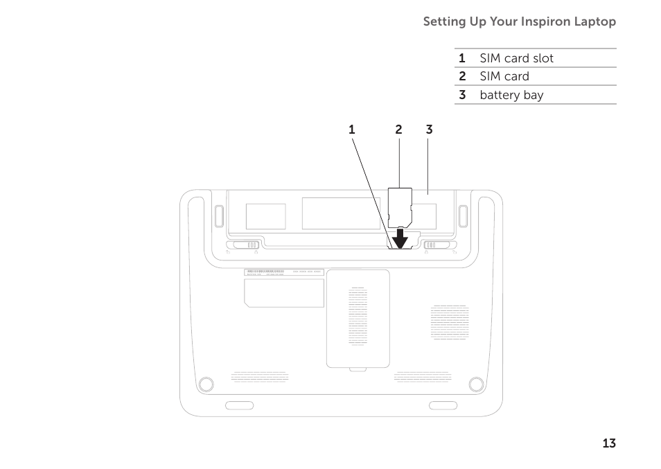 Dell Inspiron 1122 (M102z, Early 2011) User Manual | Page 15 / 88