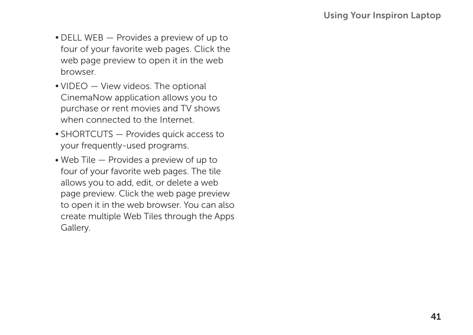Dell Inspiron 1122 (M102z, Early 2011) User Manual | Page 43 / 88