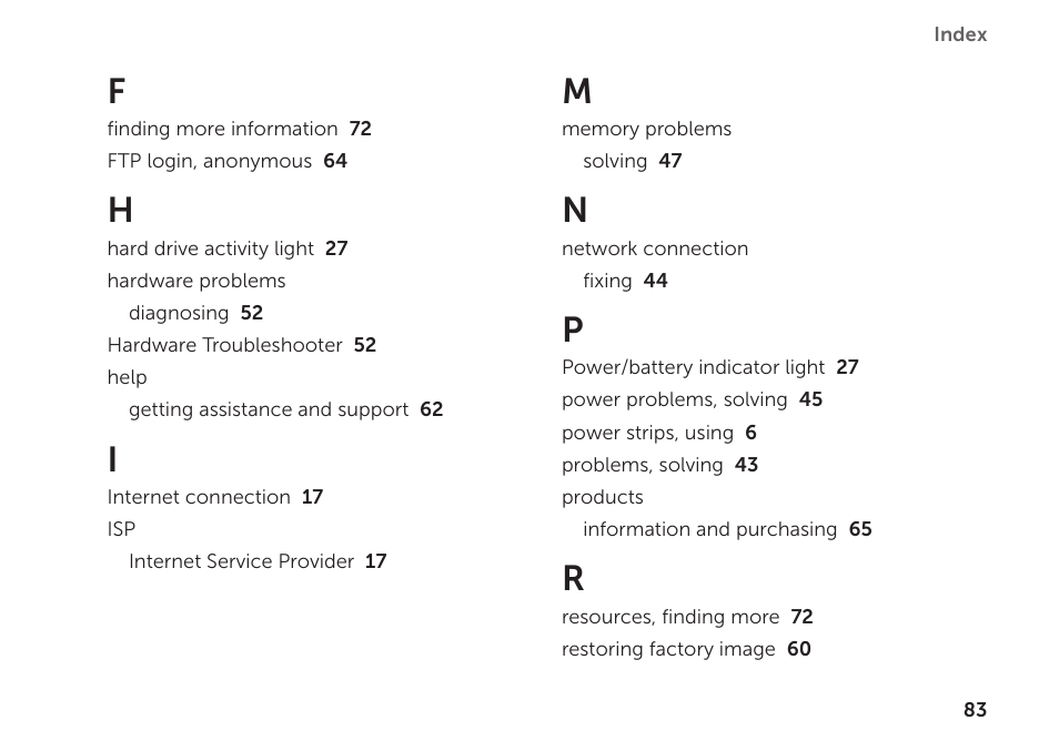 Dell Inspiron 1122 (M102z, Early 2011) User Manual | Page 85 / 88