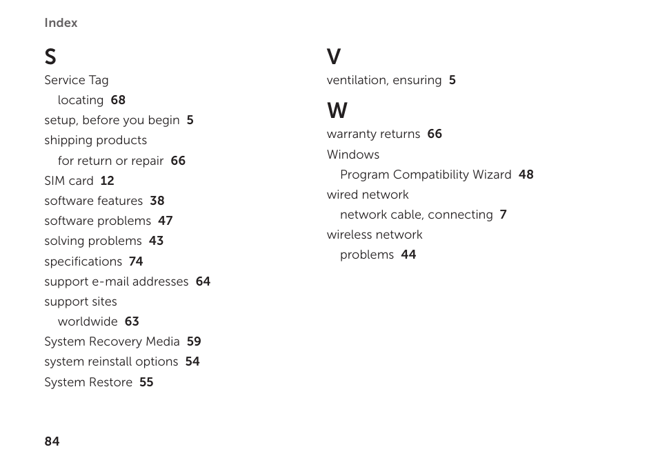 Dell Inspiron 1122 (M102z, Early 2011) User Manual | Page 86 / 88