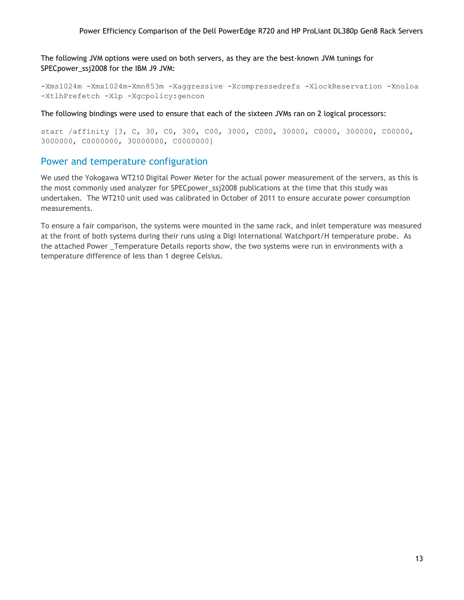 Power and temperature configuration | Dell POWEREDGE R720 User Manual | Page 13 / 17