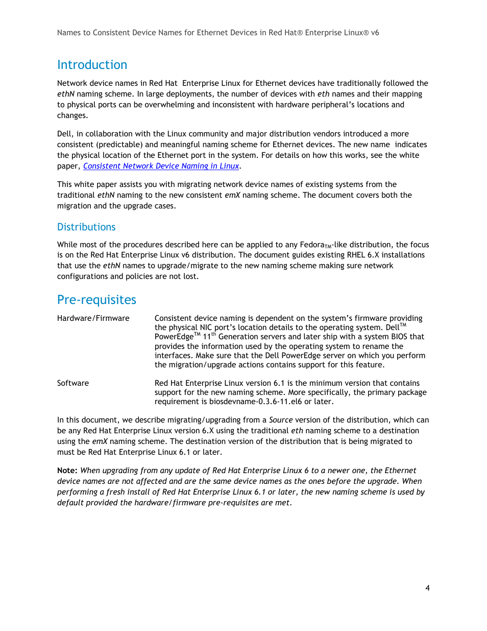 Introduction, Distributions, Pre-requisites | Dell 1U Rackmount LED Console User Manual | Page 4 / 8