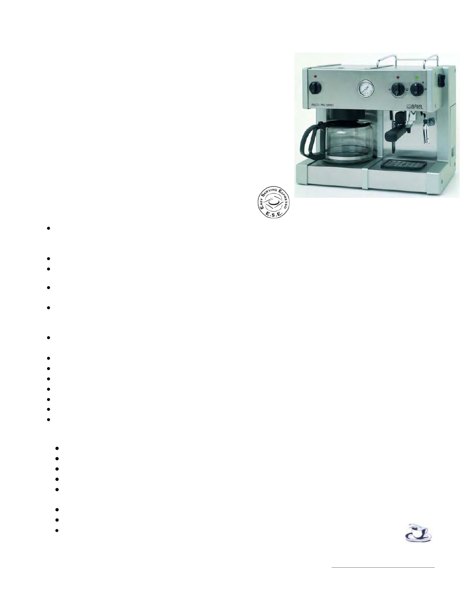 Briel ED171APG-TB User Manual | 1 page