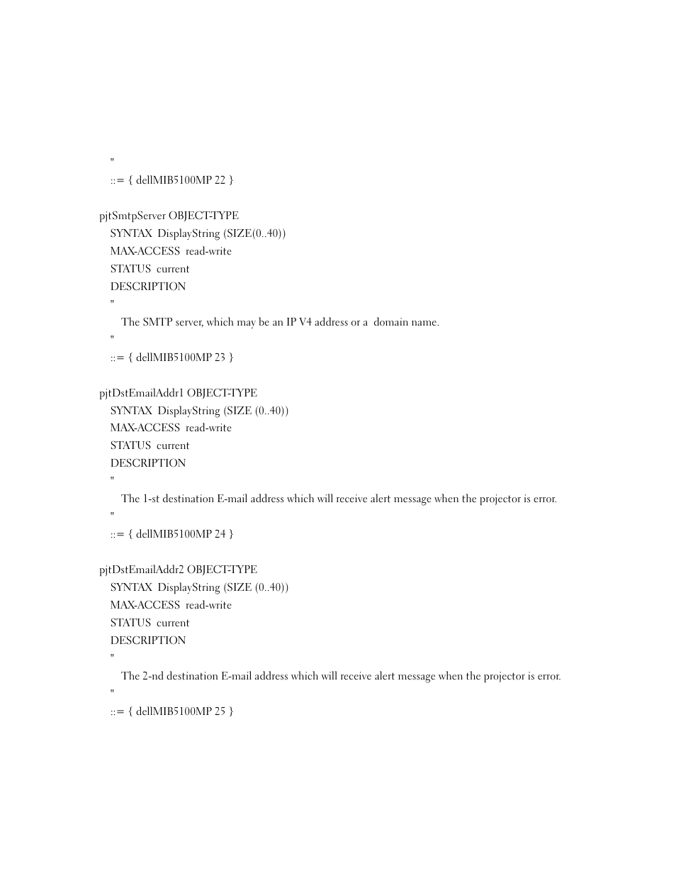 Dell 5100MP Projector User Manual | Page 10 / 12