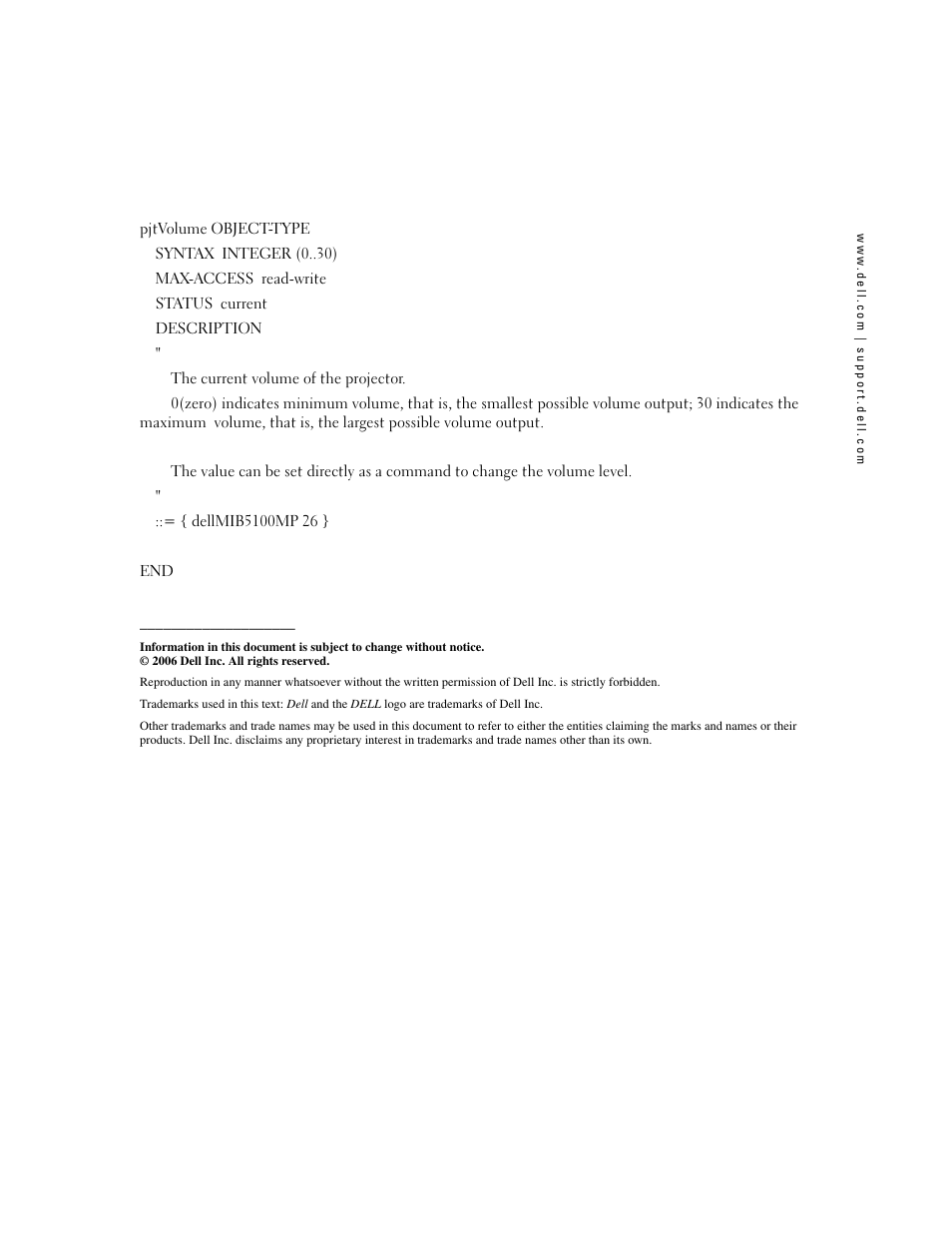 Dell 5100MP Projector User Manual | Page 11 / 12