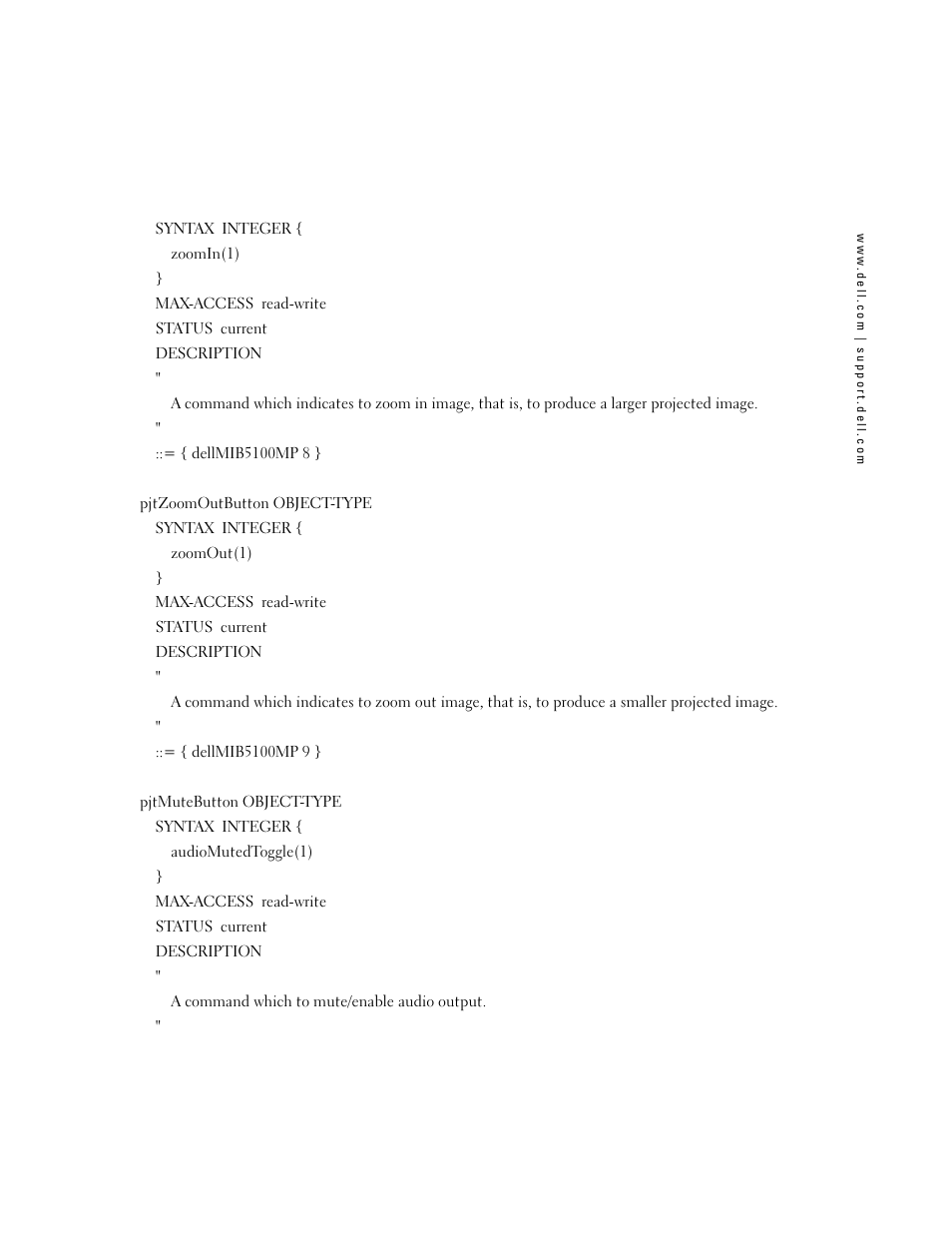 Dell 5100MP Projector User Manual | Page 5 / 12