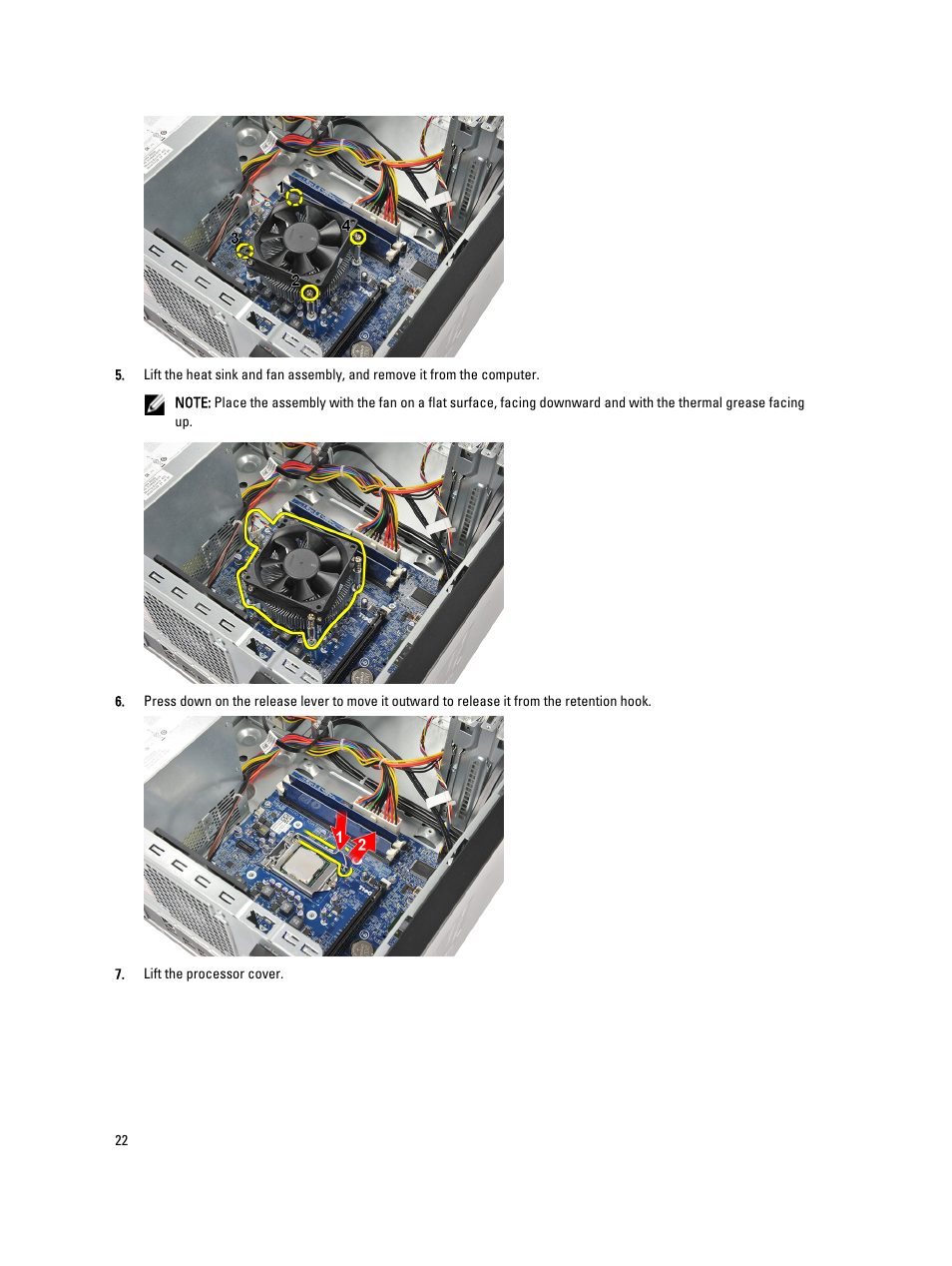 Dell Vostro 270 (Late 2012) User Manual | Page 22 / 51