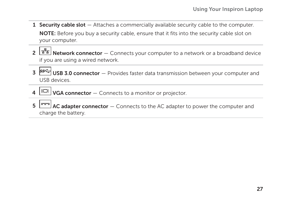 Dell Inspiron 15R (N5110, Early 2011) User Manual | Page 29 / 102