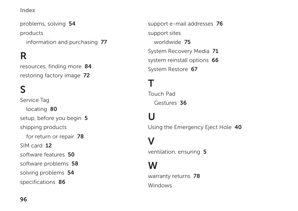 Dell Inspiron 15R (N5110, Early 2011) User Manual | Page 98 / 102