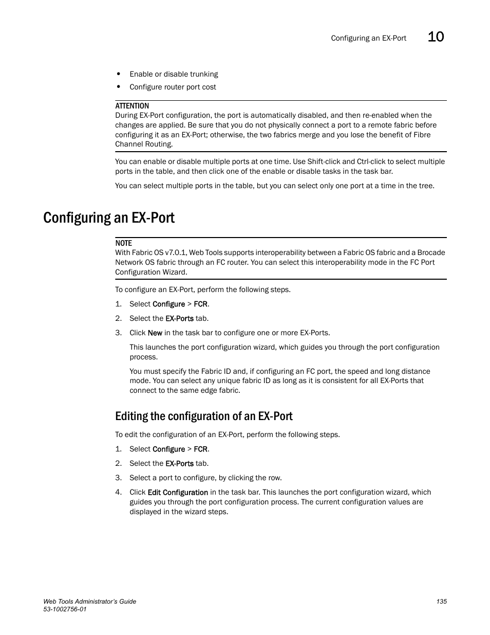 Configuring an ex-port, Editing the configuration of an ex-port | Dell POWEREDGE M1000E User Manual | Page 163 / 268