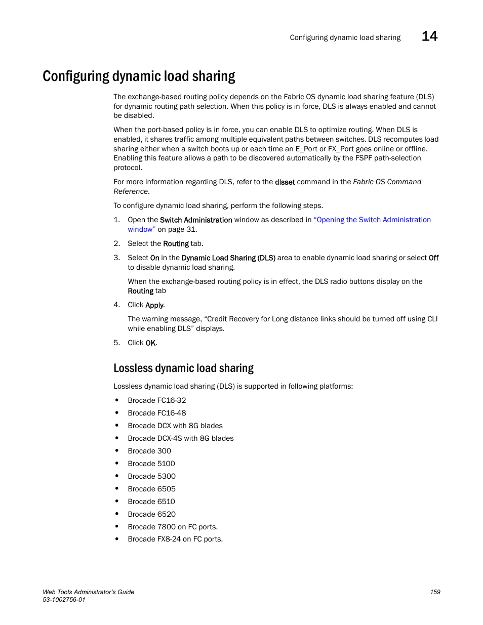 Configuring dynamic load sharing, Lossless dynamic load sharing | Dell POWEREDGE M1000E User Manual | Page 187 / 268