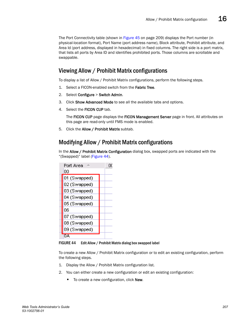 Viewing allow / prohibit matrix configurations, Modifying allow / prohibit matrix configurations, Figure 44 | Edit all | Dell POWEREDGE M1000E User Manual | Page 235 / 268