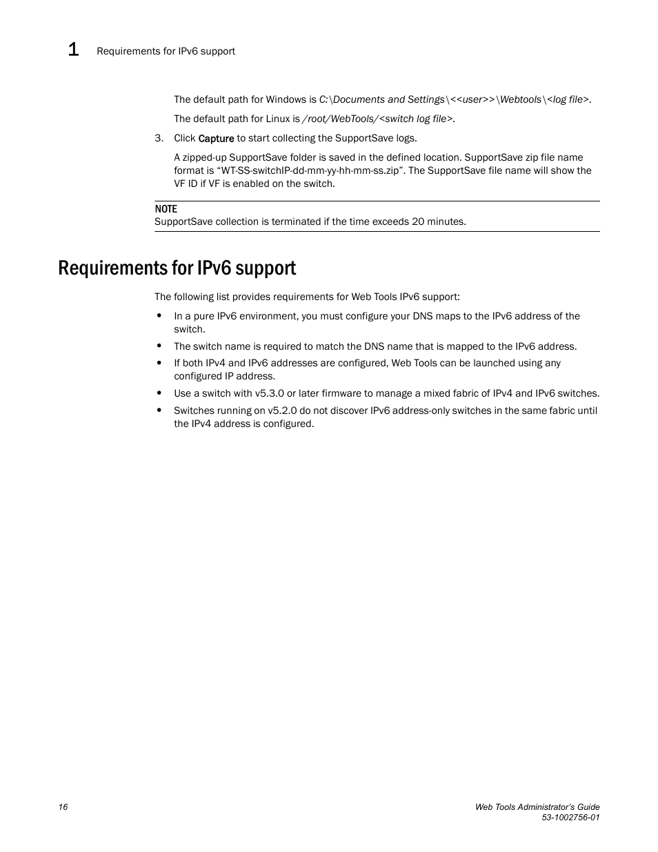 Requirements for ipv6 support | Dell POWEREDGE M1000E User Manual | Page 44 / 268