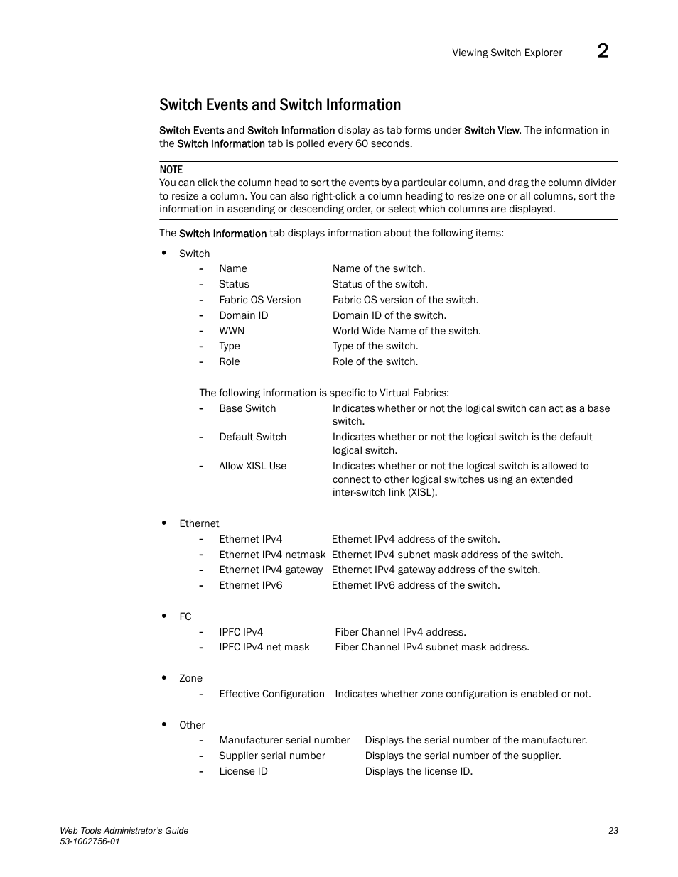 Switch events and switch information | Dell POWEREDGE M1000E User Manual | Page 51 / 268