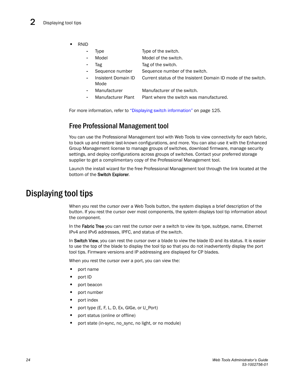 Free professional management tool, Displaying tool tips | Dell POWEREDGE M1000E User Manual | Page 52 / 268