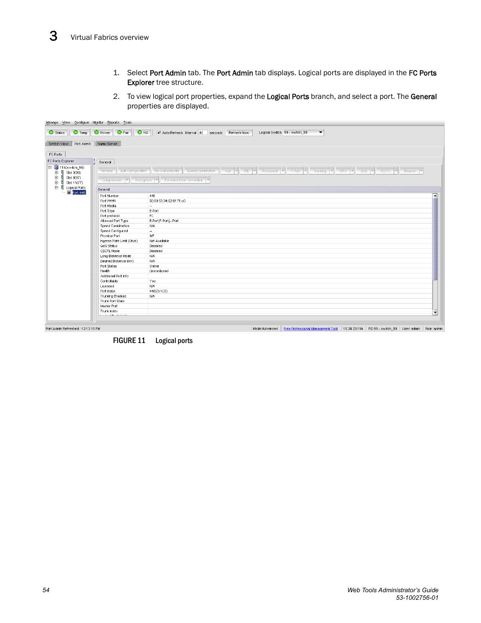 Figure 11, Logical ports | Dell POWEREDGE M1000E User Manual | Page 82 / 268