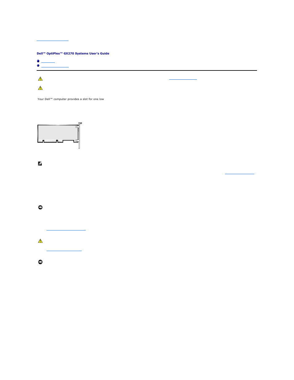 Pci cards and serial port adapters, Pci cards | Dell OptiPlex GX270 User Manual | Page 101 / 178