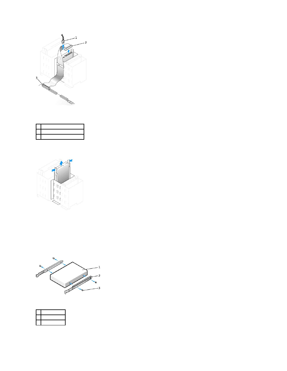 Installing a floppy drive | Dell OptiPlex GX270 User Manual | Page 146 / 178