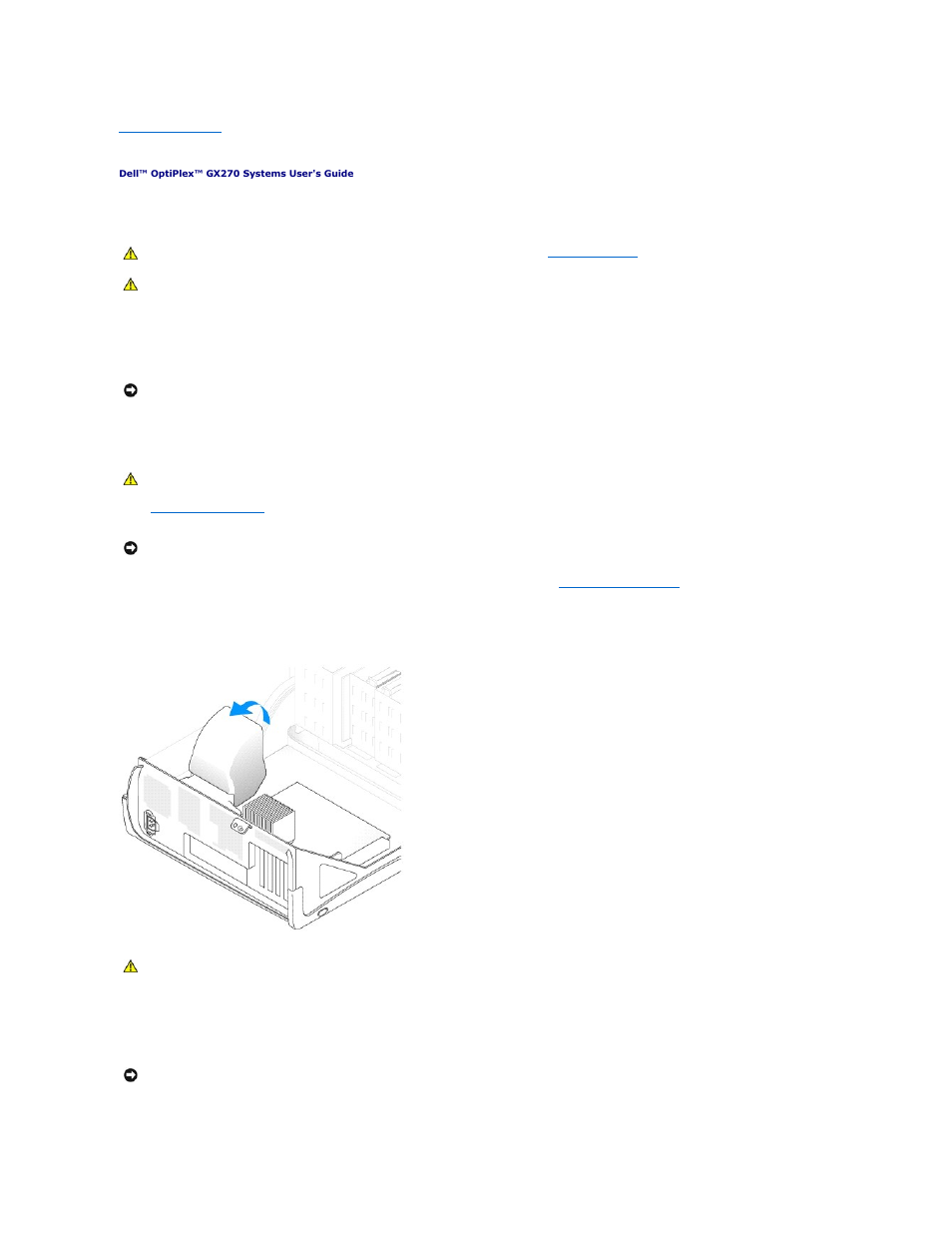 Microprocessor, Removing the microprocessor | Dell OptiPlex GX270 User Manual | Page 151 / 178