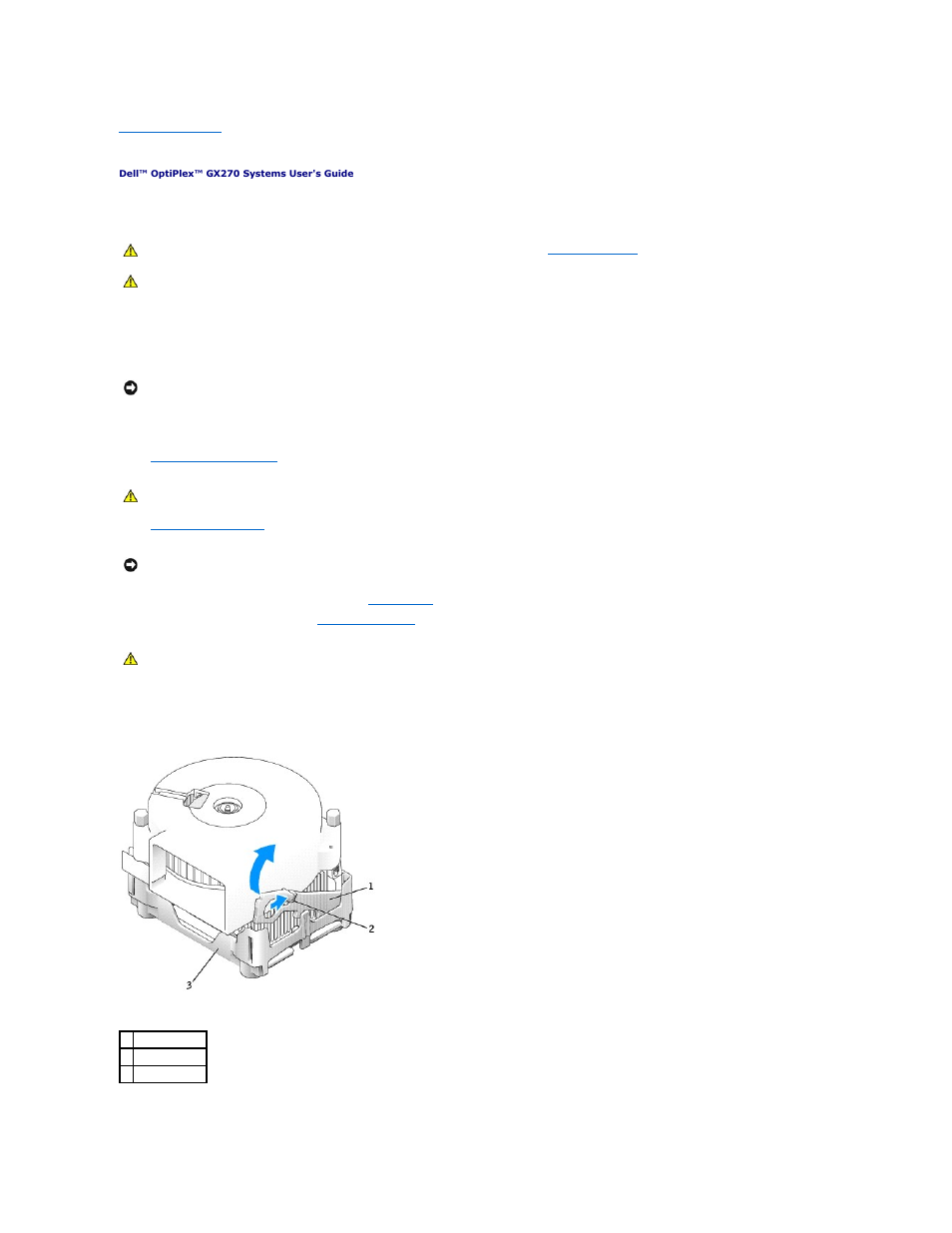 Microprocessor, Removing the microprocessor | Dell OptiPlex GX270 User Manual | Page 89 / 178