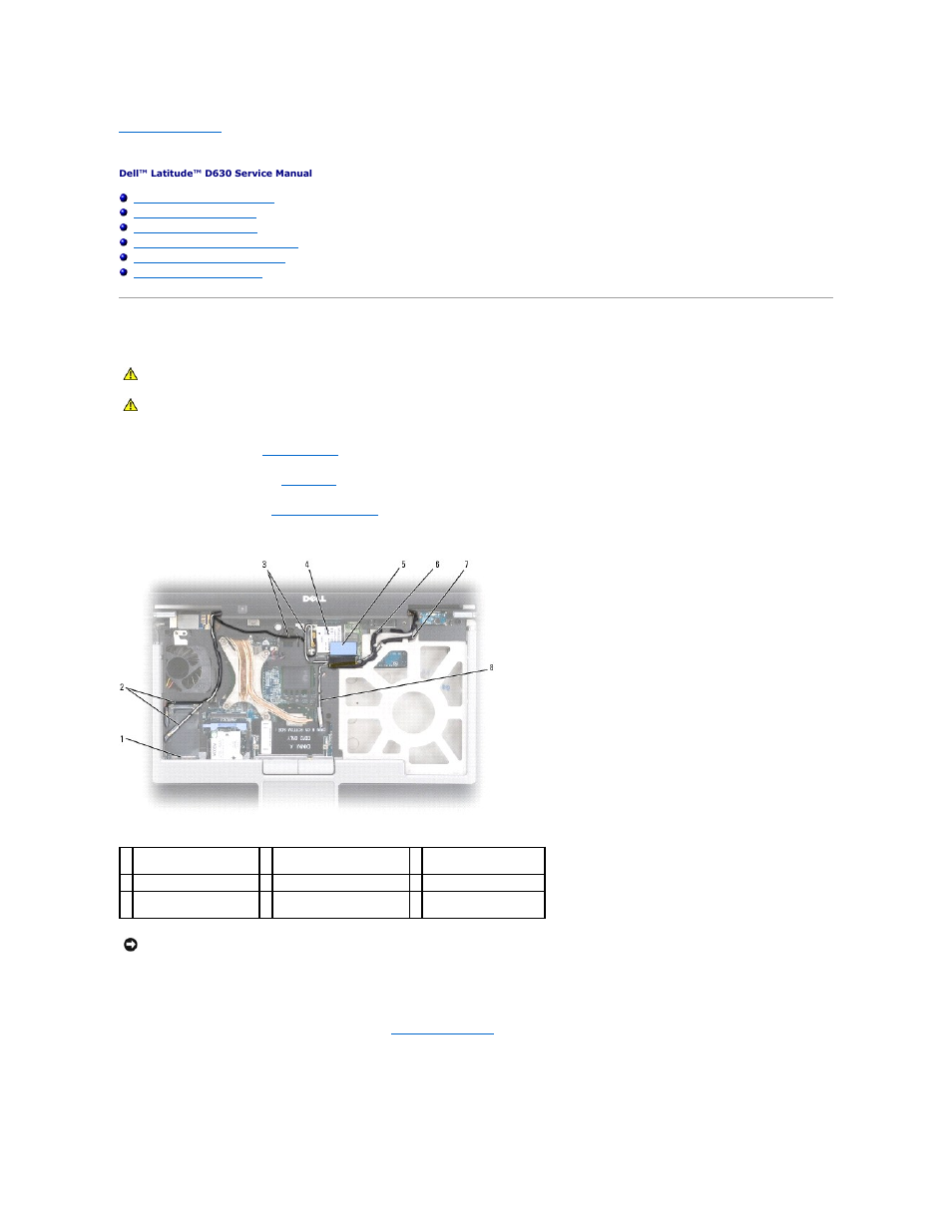 Display assembly, Removing the display assembly | Dell Latitude D630C (Late 2008) User Manual | Page 11 / 40