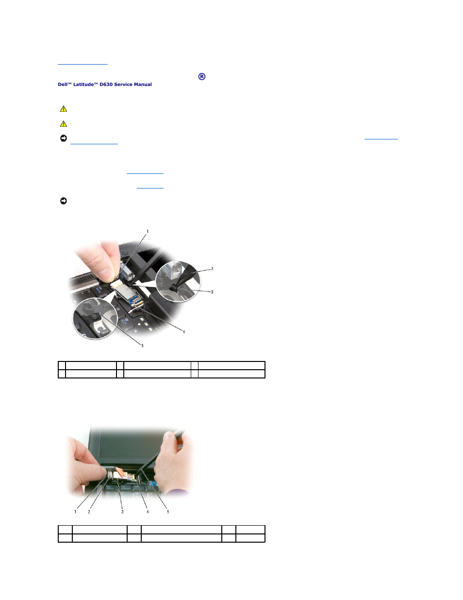 Internal card with bluetooth® wireless technology | Dell Latitude D630C (Late 2008) User Manual | Page 5 / 40