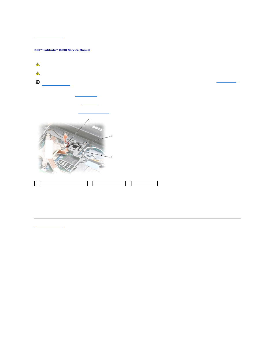 Coin-cell battery | Dell Latitude D630C (Late 2008) User Manual | Page 8 / 40