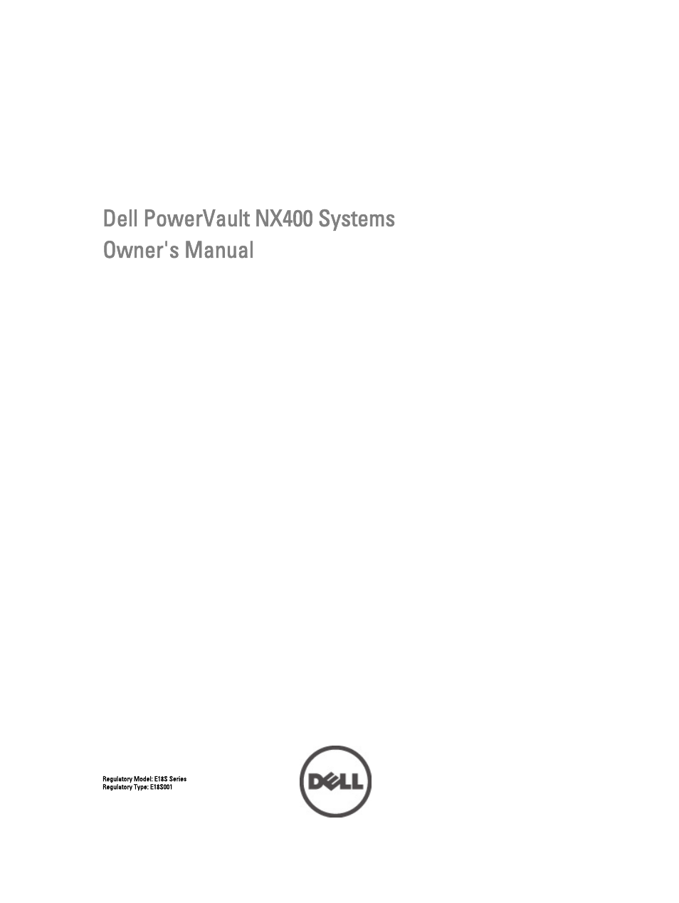 Dell Powervault NX400 User Manual | 123 pages