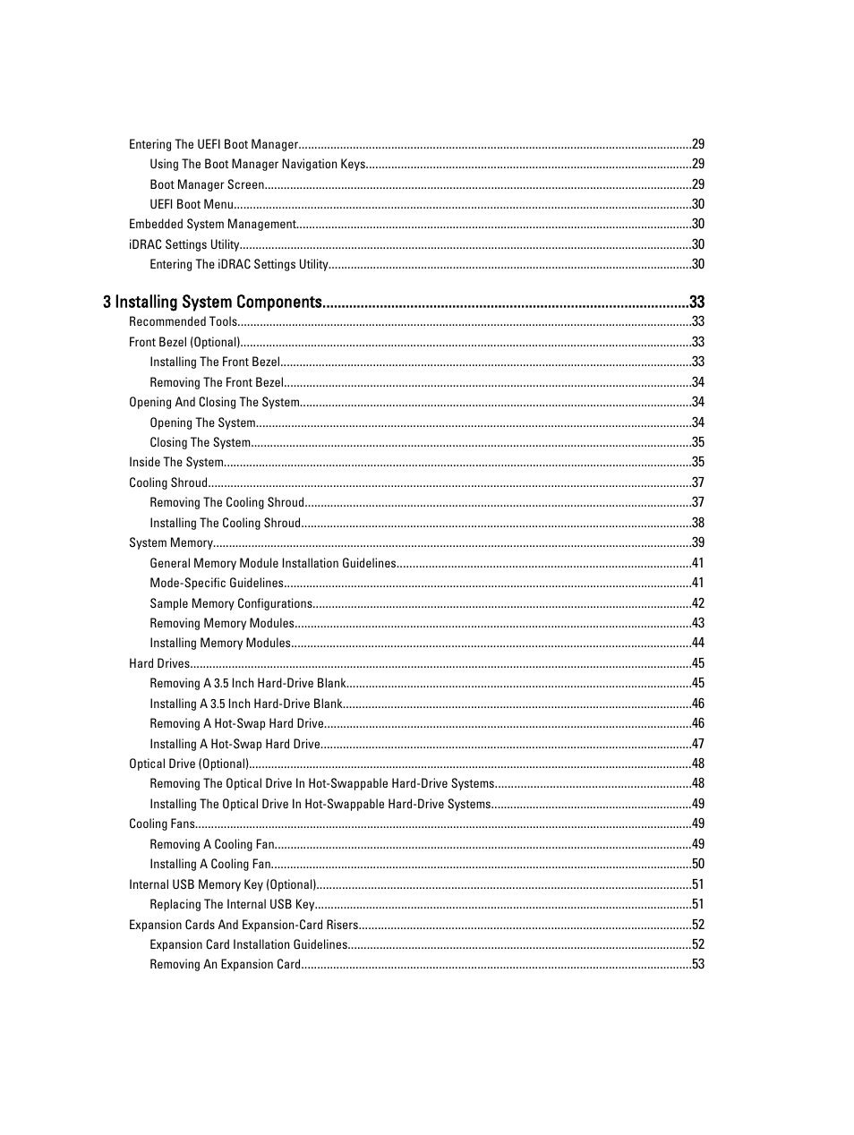 3 installing system components | Dell Powervault NX400 User Manual | Page 4 / 123